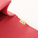 CHANEL Chain Matelasse Boy Chanel Bag Lamb Skin Pink Gold CC Auth 144832AM-22