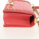 CHANEL Chain Matelasse Boy Chanel Bag Lamb Skin Pink Gold CC Auth 144832AM-4