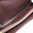 LOUIS VUITTON Damier Ebene Porte Monnaie Credit Wallet N61725 Auth 144838-10