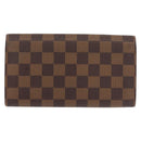 LOUIS VUITTON Damier Ebene Porte Monnaie Credit Wallet N61725 Auth 144838-2