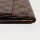 LOUIS VUITTON Damier Ebene Porte Monnaie Credit Wallet N61725 Auth 144838-5