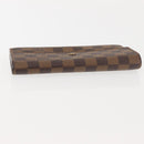 LOUIS VUITTON Damier Ebene Porte Monnaie Credit Wallet N61725 Auth 144838-6