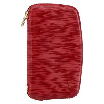 LOUIS VUITTON Epi Agenda Geod Wallet Red M63877 LV Auth 144840