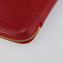 LOUIS VUITTON Epi Agenda Geod Wallet Red M63877 LV Auth 144840-15
