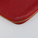 LOUIS VUITTON Epi Agenda Geod Wallet Red M63877 LV Auth 144840-16