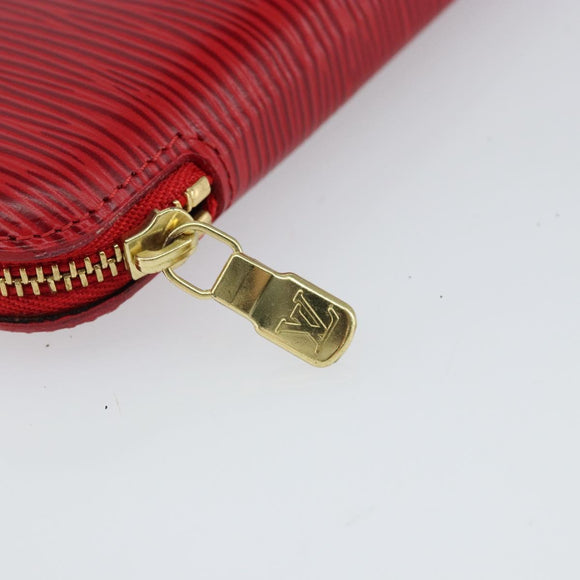 LOUIS VUITTON Epi Agenda Geod Wallet Red M63877 LV Auth 144840