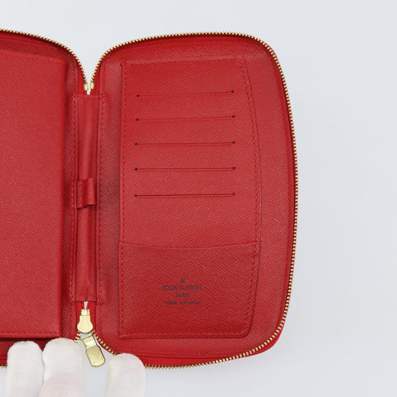 LOUIS VUITTON Epi Agenda Geod Wallet Red M63877 LV Auth 144840