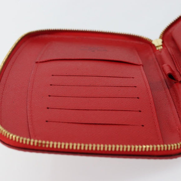 LOUIS VUITTON Epi Agenda Geod Wallet Red M63877 LV Auth 144840