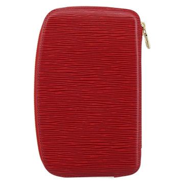 LOUIS VUITTON Epi Agenda Geod Wallet Red M63877 LV Auth 144840 - 0