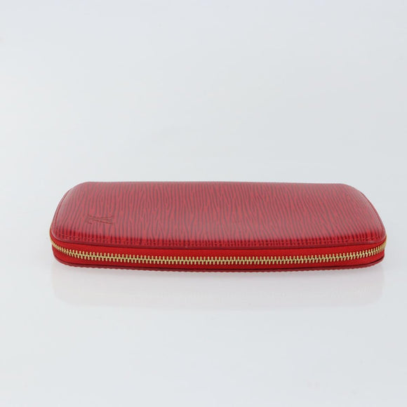LOUIS VUITTON Epi Agenda Geod Wallet Red M63877 LV Auth 144840
