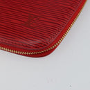 LOUIS VUITTON Epi Agenda Geod Wallet Red M63877 LV Auth 144840-7