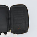 LOUIS VUITTON Epi Agenda Geode Travel Case Black M63872 LV Auth 144841-17