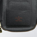 LOUIS VUITTON Epi Agenda Geode Travel Case Black M63872 LV Auth 144841-19