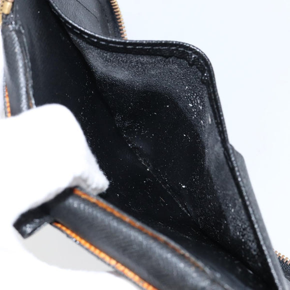 LOUIS VUITTON Epi Agenda Geode Travel Case Black M63872 LV Auth 144841