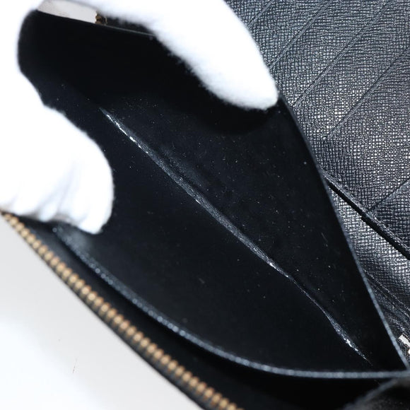 LOUIS VUITTON Epi Agenda Geode Travel Case Black M63872 LV Auth 144841