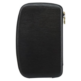 LOUIS VUITTON Epi Agenda Geode Travel Case Black M63872 LV Auth 144841 - 0