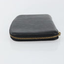 LOUIS VUITTON Epi Agenda Geode Travel Case Black M63872 LV Auth 144841-5