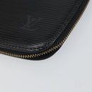 LOUIS VUITTON Epi Agenda Geode Travel Case Black M63872 LV Auth 144841-7