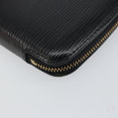 LOUIS VUITTON Epi Agenda Geode Travel Case Black M63872 LV Auth 144841-14