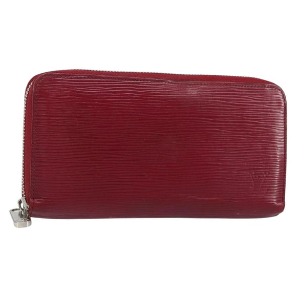 LOUIS VUITTON Epi Zippy Wallet Long Wallet Fuchsia M60305 LV Auth 144842