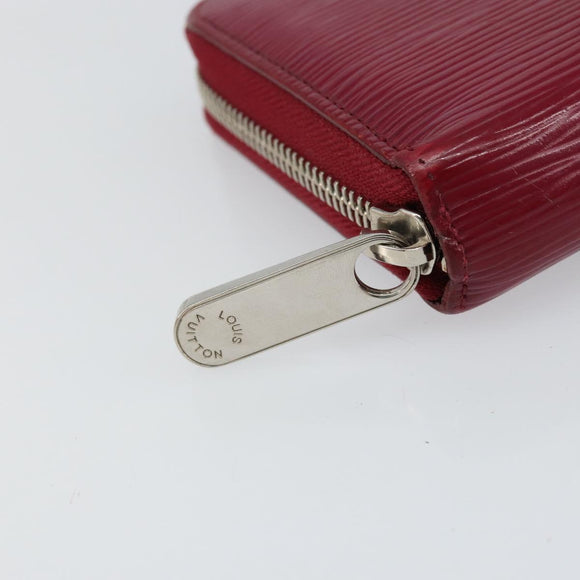 LOUIS VUITTON Epi Zippy Wallet Long Wallet Fuchsia M60305 LV Auth 144842