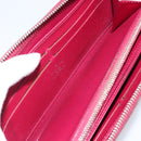 LOUIS VUITTON Epi Zippy Wallet Long Wallet Fuchsia M60305 LV Auth 144842-19