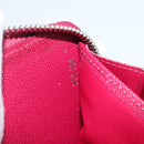 LOUIS VUITTON Epi Zippy Wallet Long Wallet Fuchsia M60305 LV Auth 144842-12