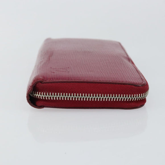 LOUIS VUITTON Epi Zippy Wallet Long Wallet Fuchsia M60305 LV Auth 144842