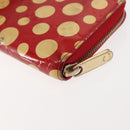 LOUIS VUITTON Monogram Vernis Yayoi Kusama Wallet Rouge M91572 LV Auth 144843-16