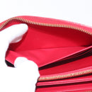 LOUIS VUITTON Monogram Vernis Yayoi Kusama Wallet Rouge M91572 LV Auth 144843-18