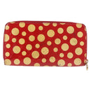 LOUIS VUITTON Monogram Vernis Yayoi Kusama Wallet Rouge M91572 LV Auth 144843-2