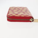 LOUIS VUITTON Monogram Vernis Yayoi Kusama Wallet Rouge M91572 LV Auth 144843-4