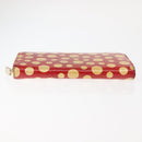 LOUIS VUITTON Monogram Vernis Yayoi Kusama Wallet Rouge M91572 LV Auth 144843-6
