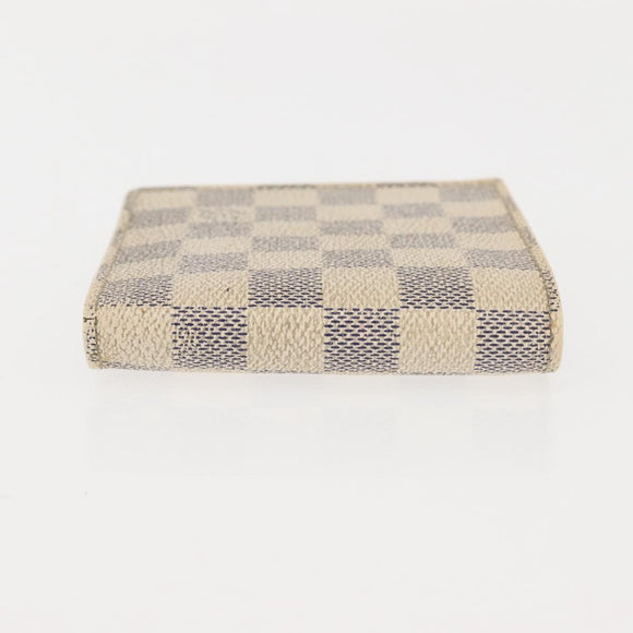 LOUIS VUITTON Damier Azur Porte Feuille Marco Bifold Wallet N60018 Auth 144844