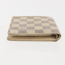 LOUIS VUITTON Damier Azur Porte Feuille Marco Bifold Wallet N60018 Auth 144844-6