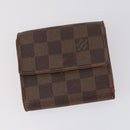 LOUIS VUITTON Monogram Damier Wallet 4Set LV Auth 144845-15