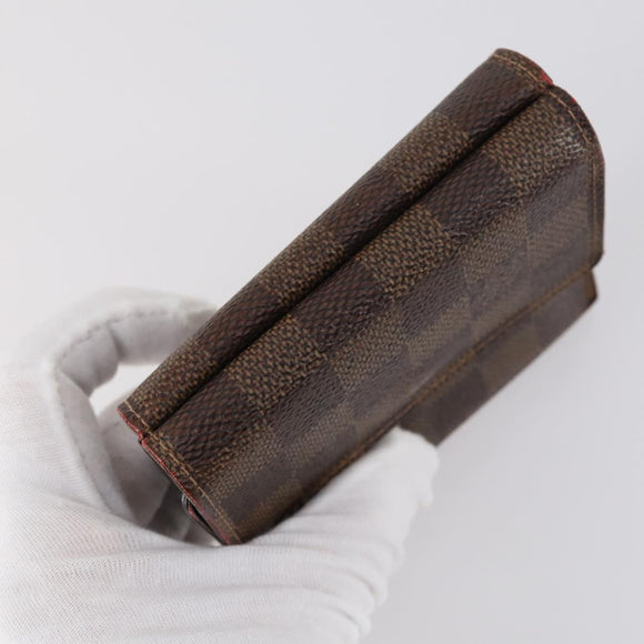 LOUIS VUITTON Monogram Damier Wallet 4Set LV Auth 144845