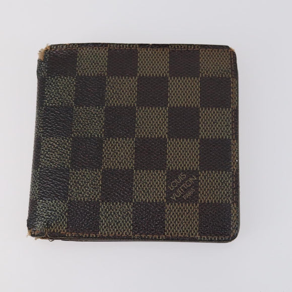 LOUIS VUITTON Monogram Damier Wallet 4Set LV Auth 144845