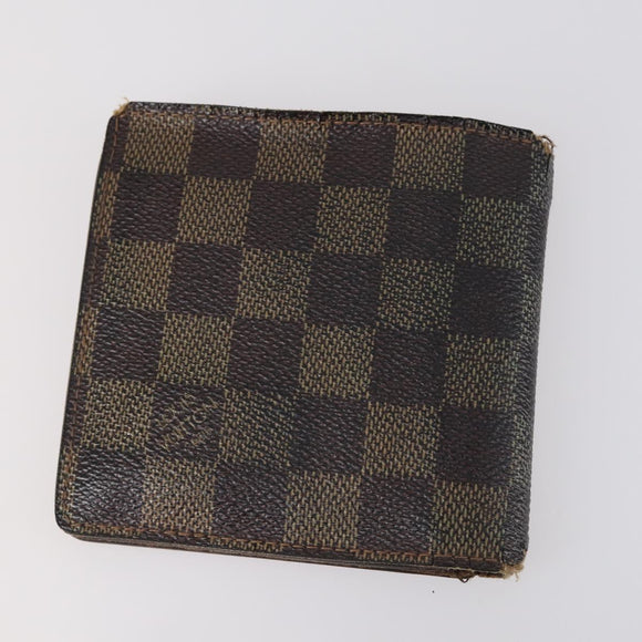 LOUIS VUITTON Monogram Damier Wallet 4Set LV Auth 144845