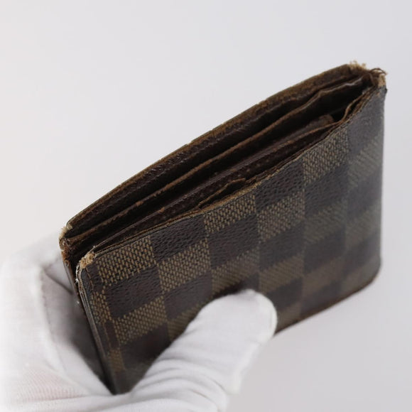LOUIS VUITTON Monogram Damier Wallet 4Set LV Auth 144845