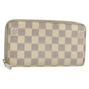 LOUIS VUITTON Damier Azur Zippy Wallet Long Wallet N60019 LV Auth 144850-1
