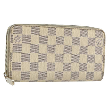 LOUIS VUITTON Damier Azur Zippy Wallet Long Wallet N60019 LV Auth 144850