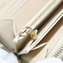 LOUIS VUITTON Damier Azur Zippy Wallet Long Wallet N60019 LV Auth 144850-17