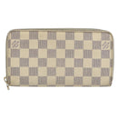 LOUIS VUITTON Damier Azur Zippy Wallet Long Wallet N60019 LV Auth 144850-2