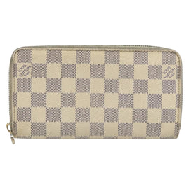 LOUIS VUITTON Damier Azur Zippy Wallet Long Wallet N60019 LV Auth 144850 - 0