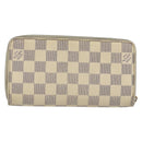 LOUIS VUITTON Damier Azur Zippy Wallet Long Wallet N60019 LV Auth 144850-3