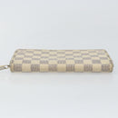 LOUIS VUITTON Damier Azur Zippy Wallet Long Wallet N60019 LV Auth 144850-7