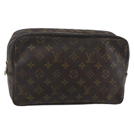 LOUIS VUITTON Monogram Trousse Toilette 28 Clutch Bag M47522 LV Auth 144862