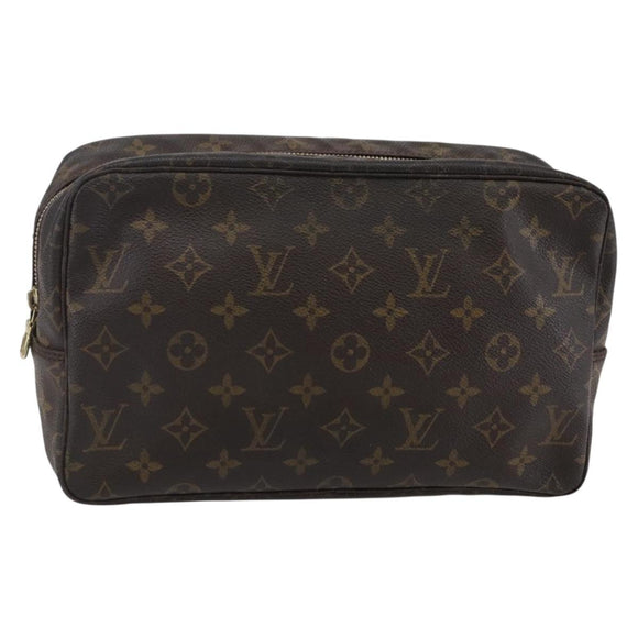 LOUIS VUITTON Monogram Trousse Toilette 28 Clutch Bag M47522 LV Auth 144862