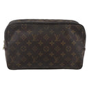 LOUIS VUITTON Monogram Trousse Toilette 28 Clutch Bag M47522 LV Auth 144862-13